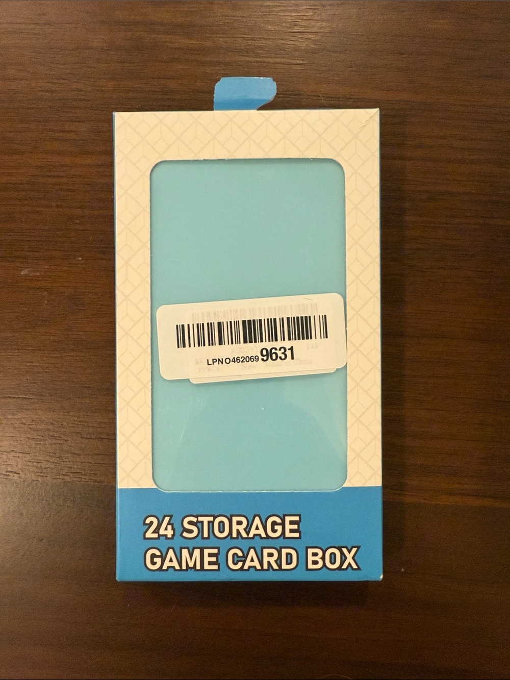 Amazon Light Blue 24-Card Storage Game Card Box